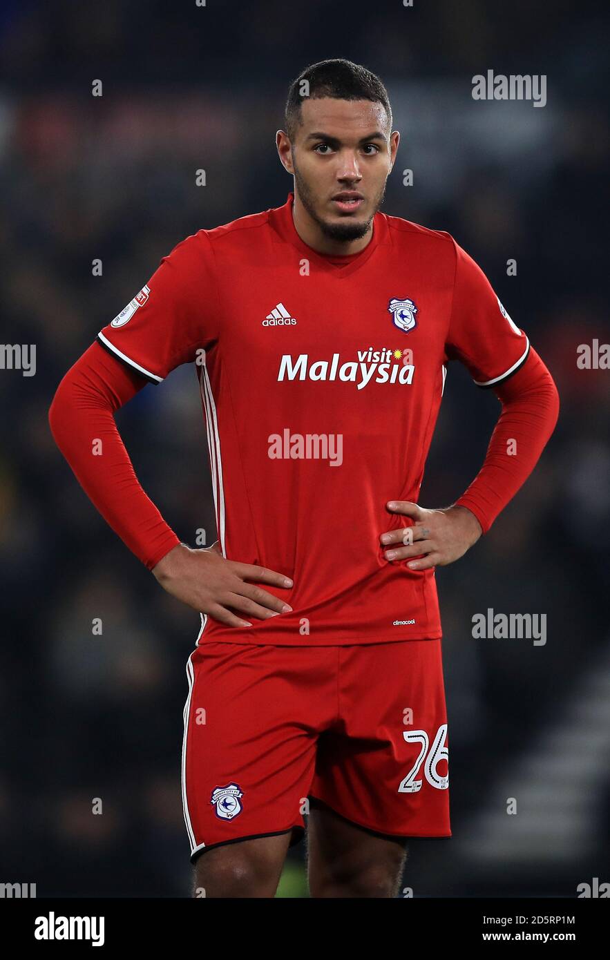 Cardiff City's Kenneth Zohore Foto Stock