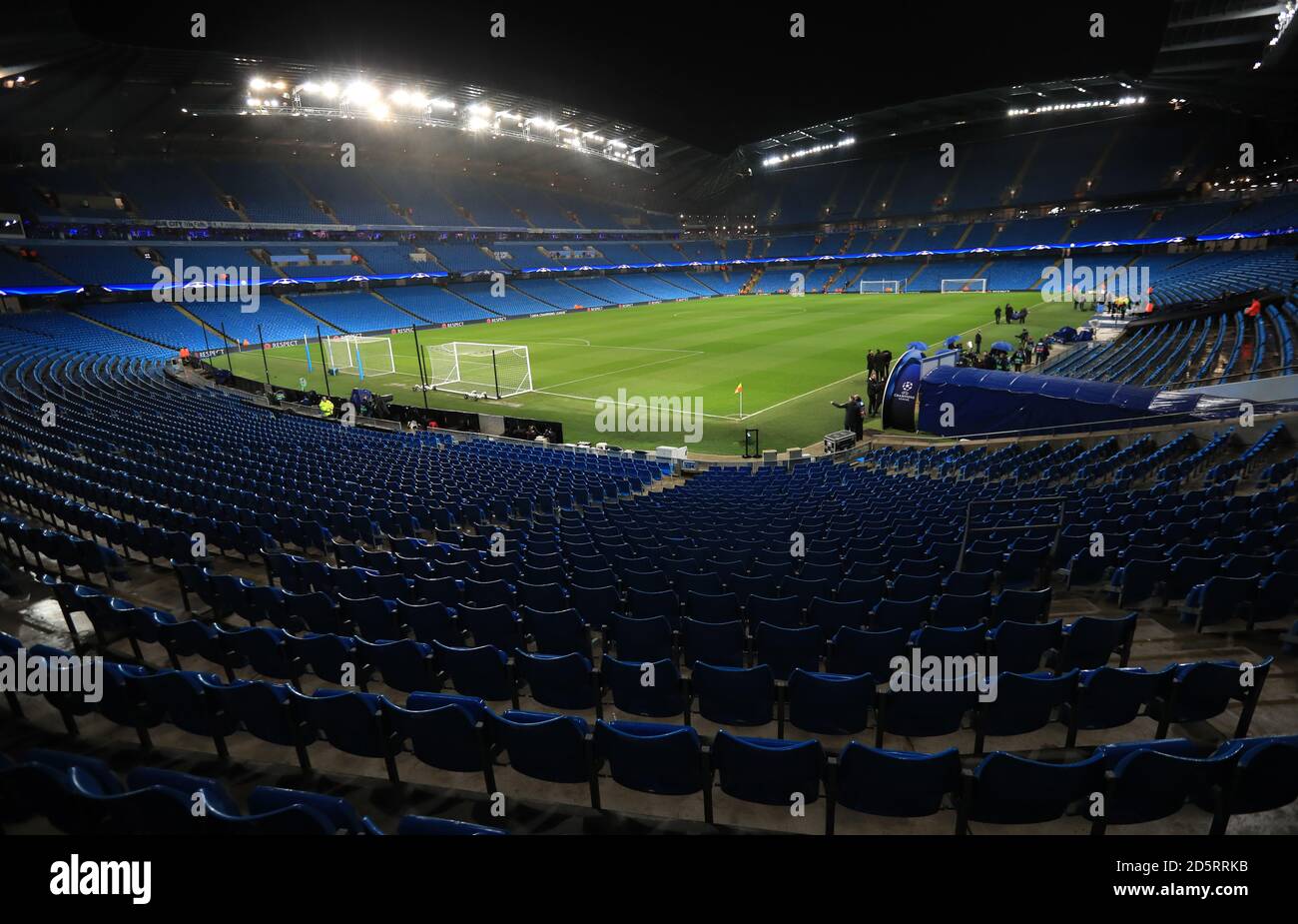 Vista generale dello Stadio Ethiad Foto Stock