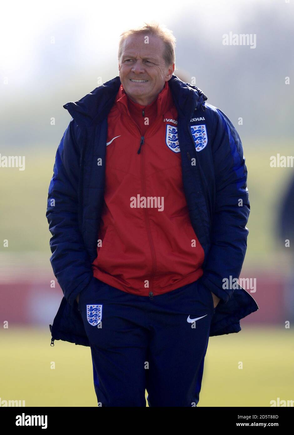 Inghilterra U19 's Coach Keith Downing Foto Stock