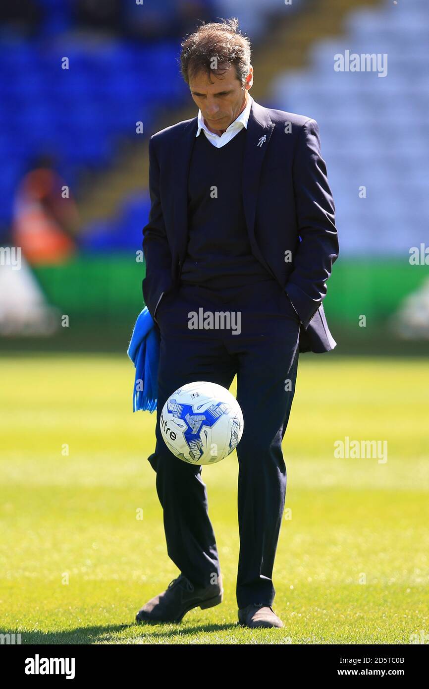 Birmingham City manager di Gianfranco ZOLA Foto Stock