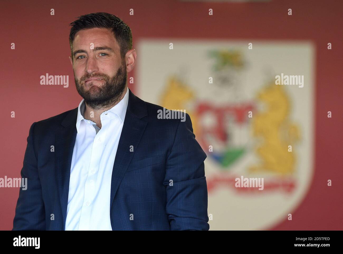 Bristol City Head Coach Lee Johnson Foto Stock