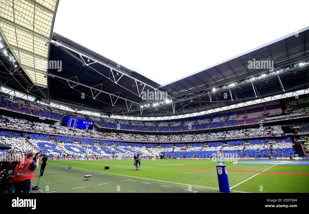 Una vista generale delle ventole di lettura nei supporti precedenti inizio Foto Stock