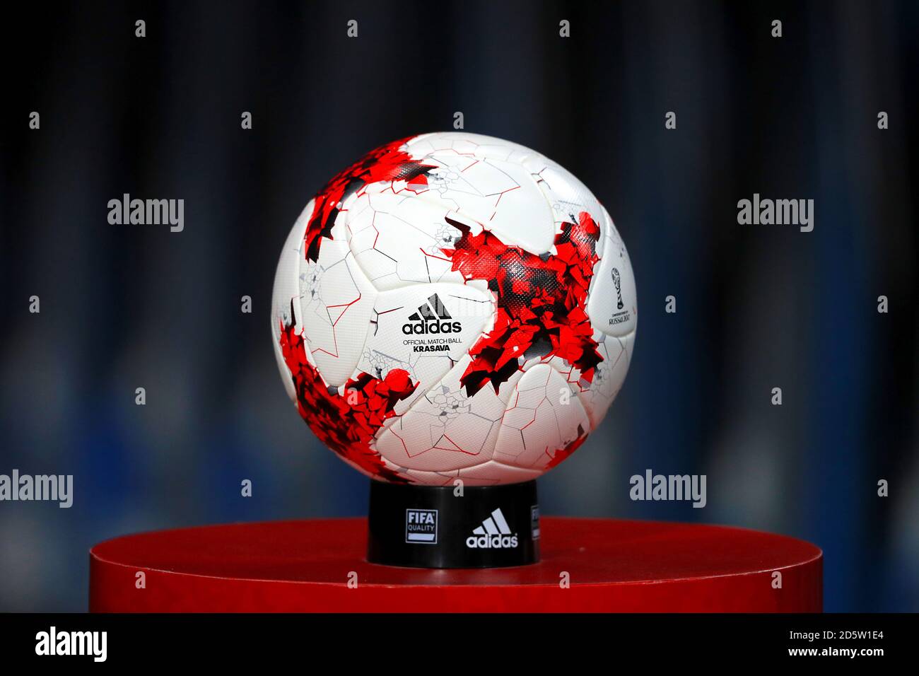 Vista generale del matchball ufficiale Adidas Foto Stock