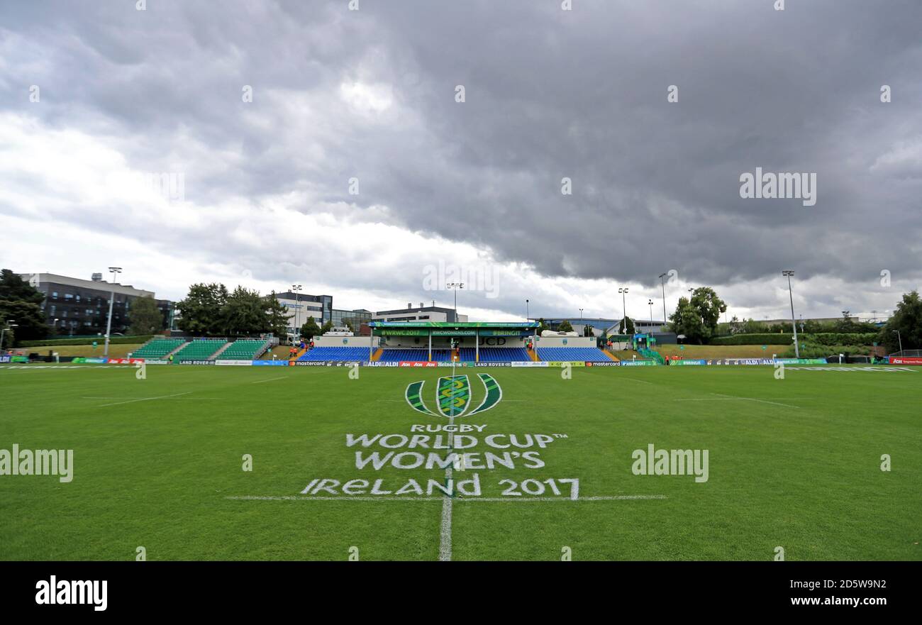 Una vista del ciotola UCD prima del gioco Foto Stock