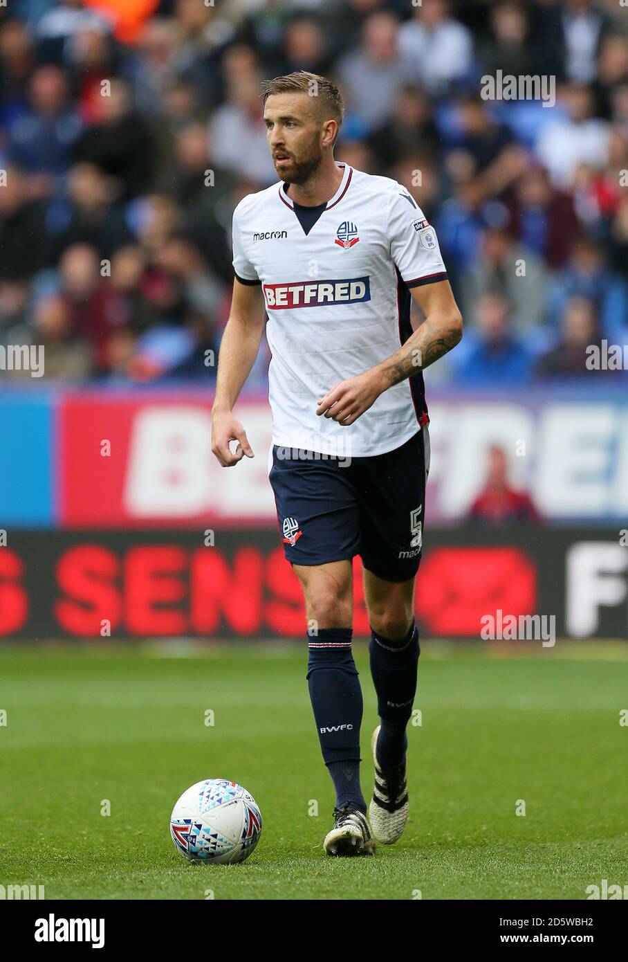 Bolton Wanderers" Mark Beevers Foto Stock
