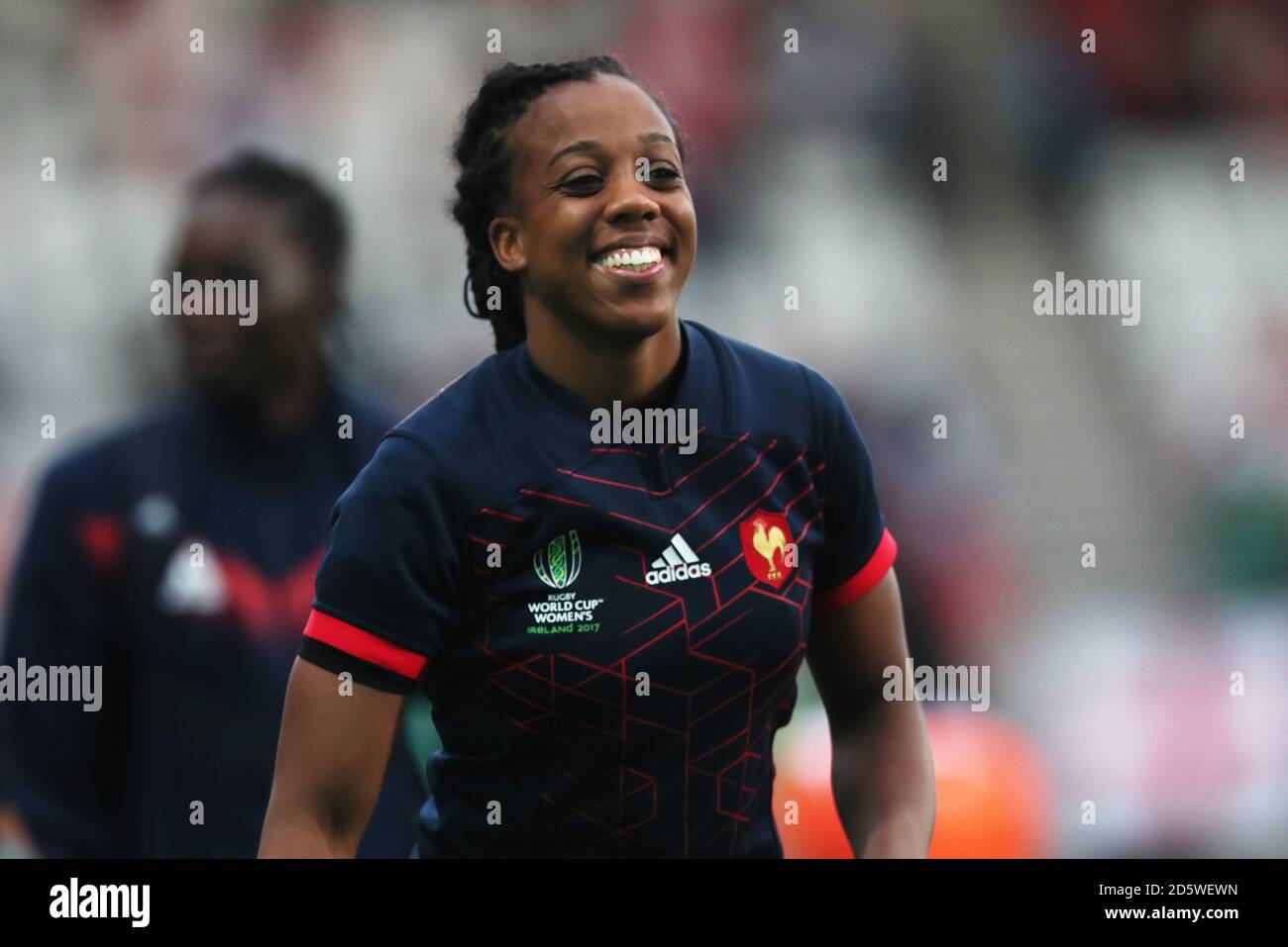 Francia prova Julie Annery dopo la vittoria sugli Stati Uniti Foto Stock