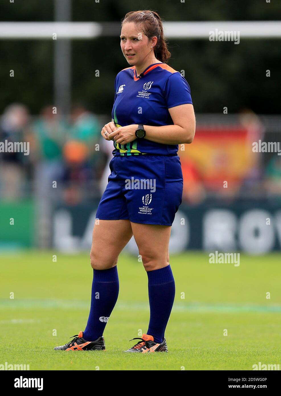 Arbitro Claire Hodnet Foto Stock
