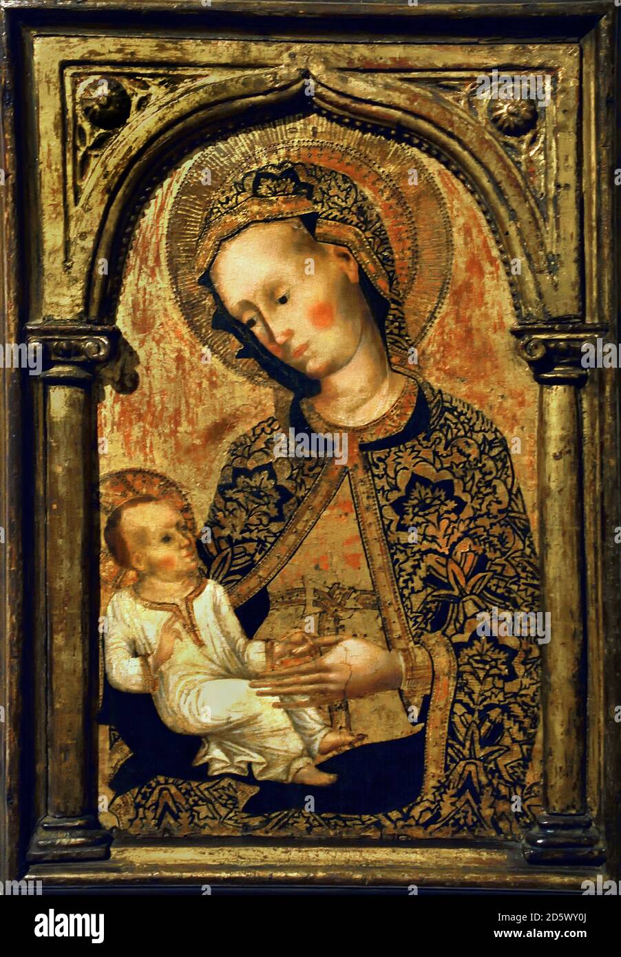 Madonna col Bambino 1450 di Lorenzo da Cattaro 1415-1478, Italiano, Italia, Foto Stock