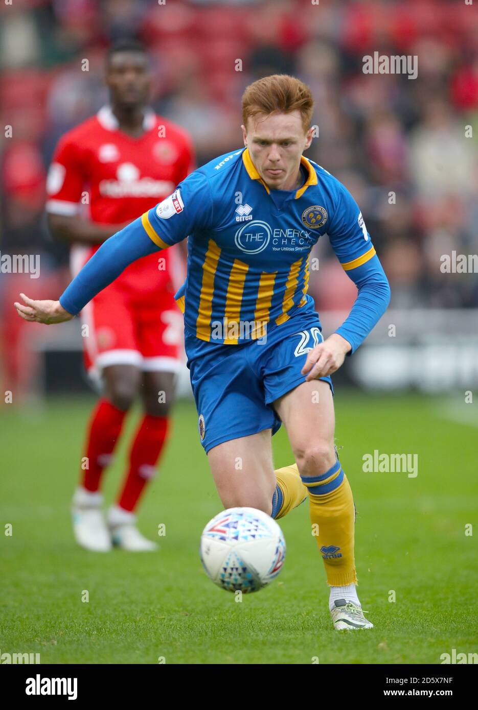 Shrewsbury Town Jon Nolan Foto Stock