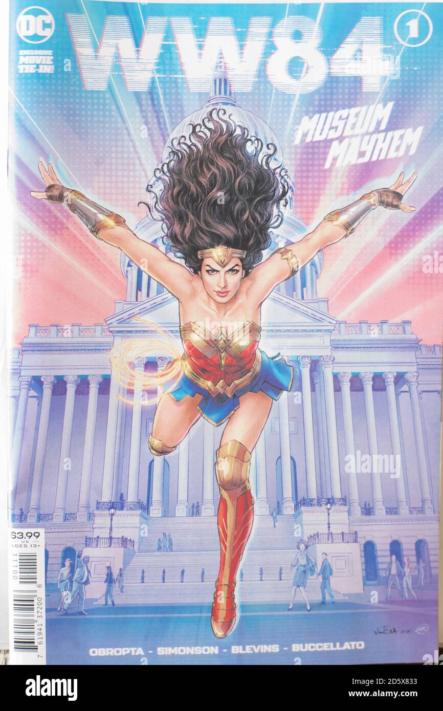 Wonder Woman fumetto pubblicato nel 2020 Foto Stock