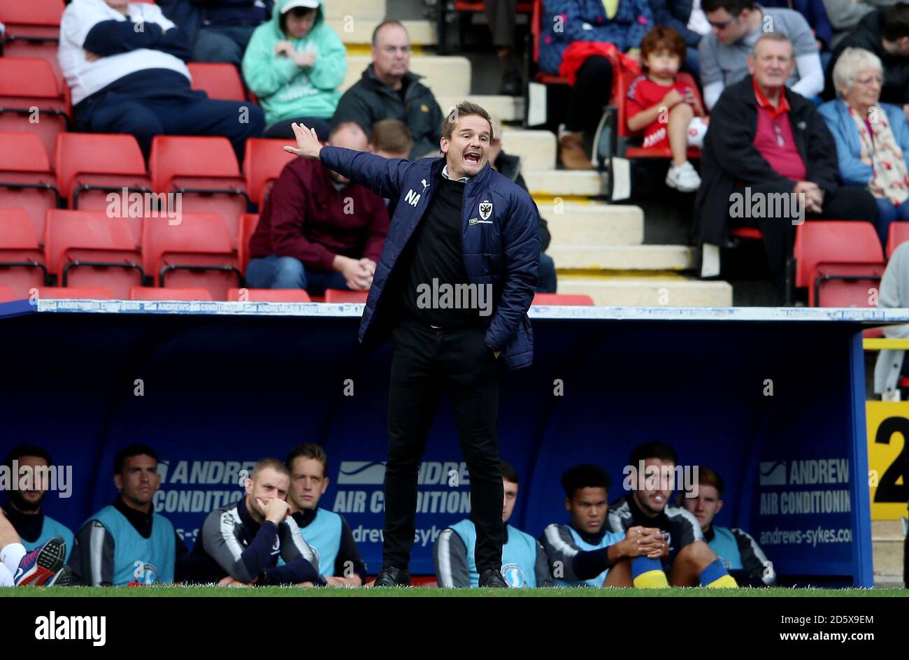 Neal Ardly, direttore di AFC Wimbledon Foto Stock