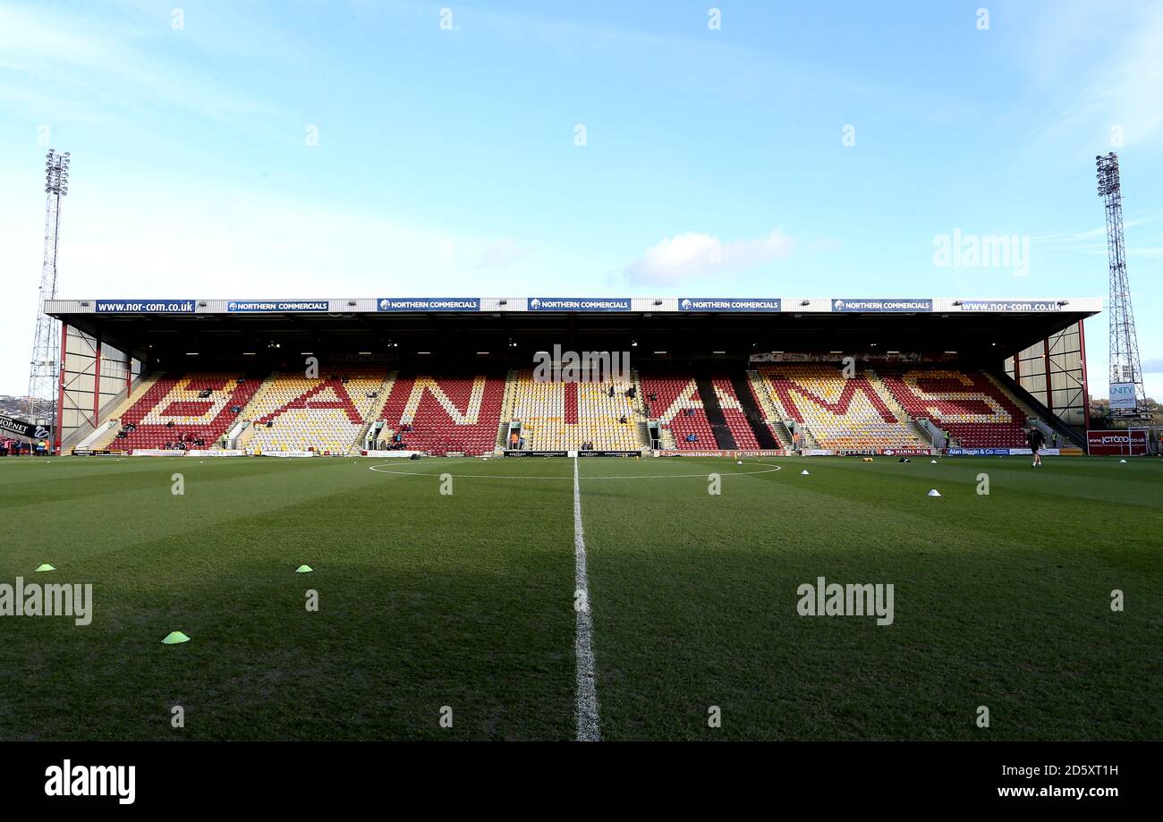 Una vista generale del Northern Commercials Stadium Foto Stock