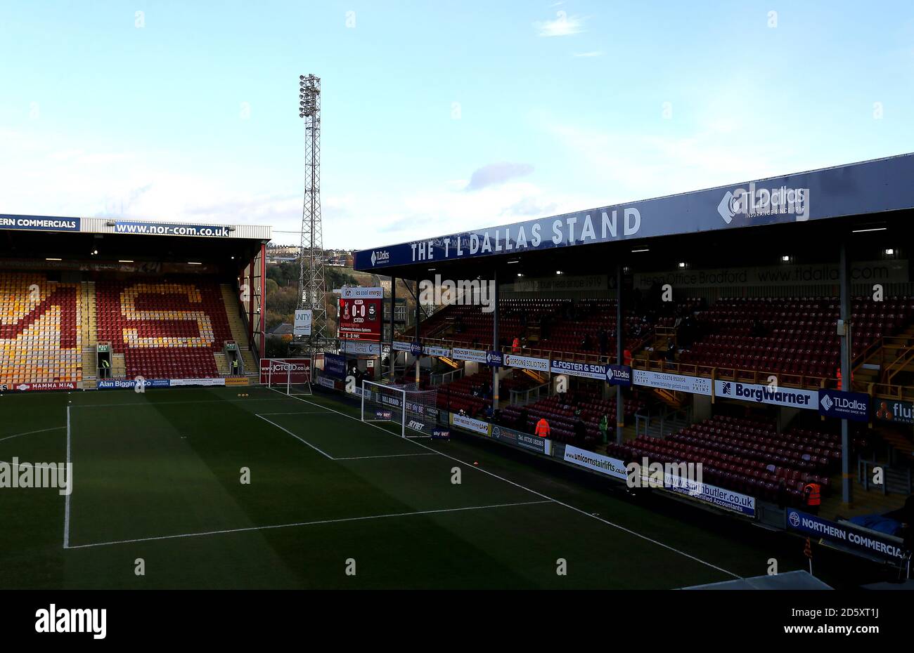 Una vista generale del Northern Commercials Stadium Foto Stock