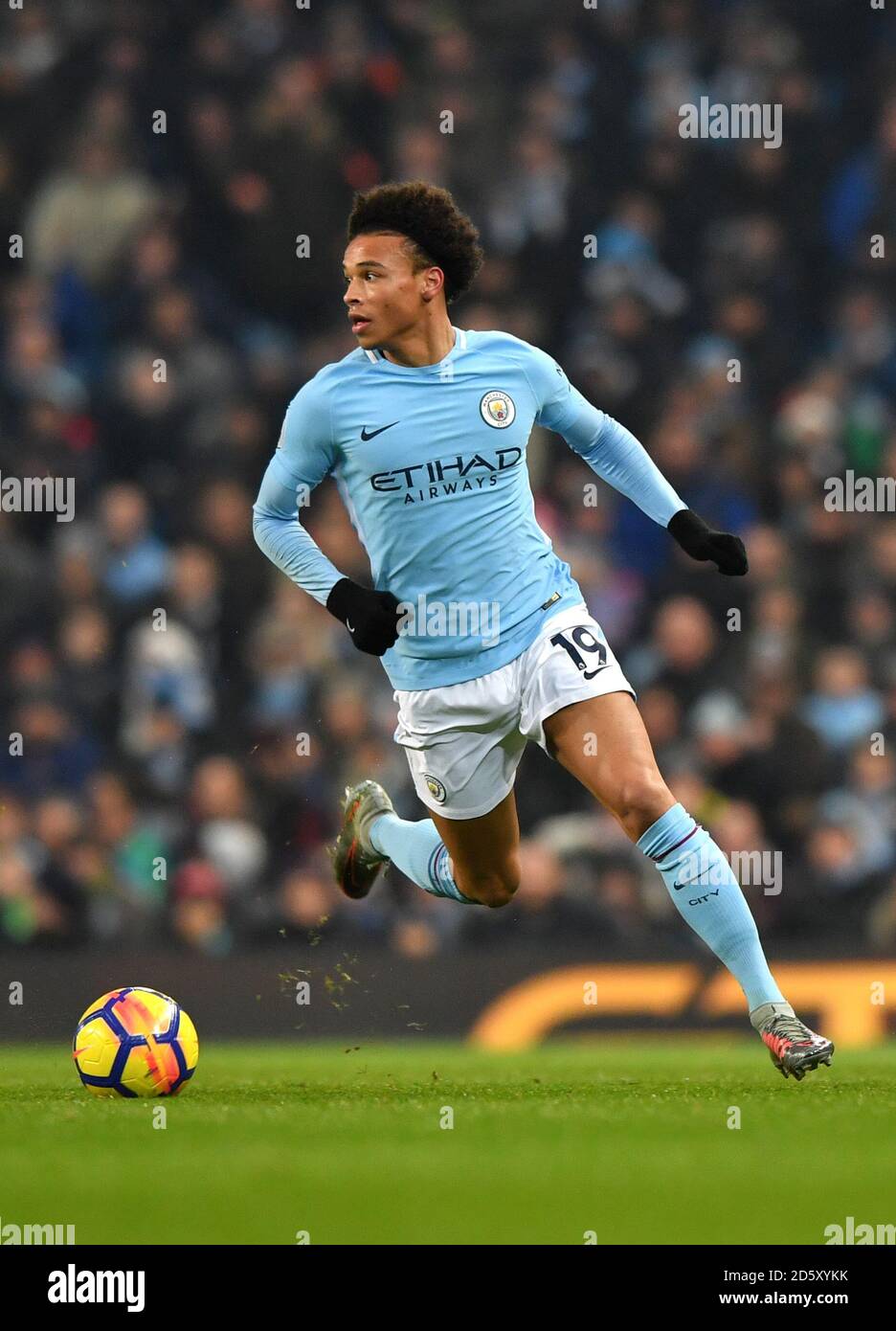 Manchester City's Leroy sane Foto Stock