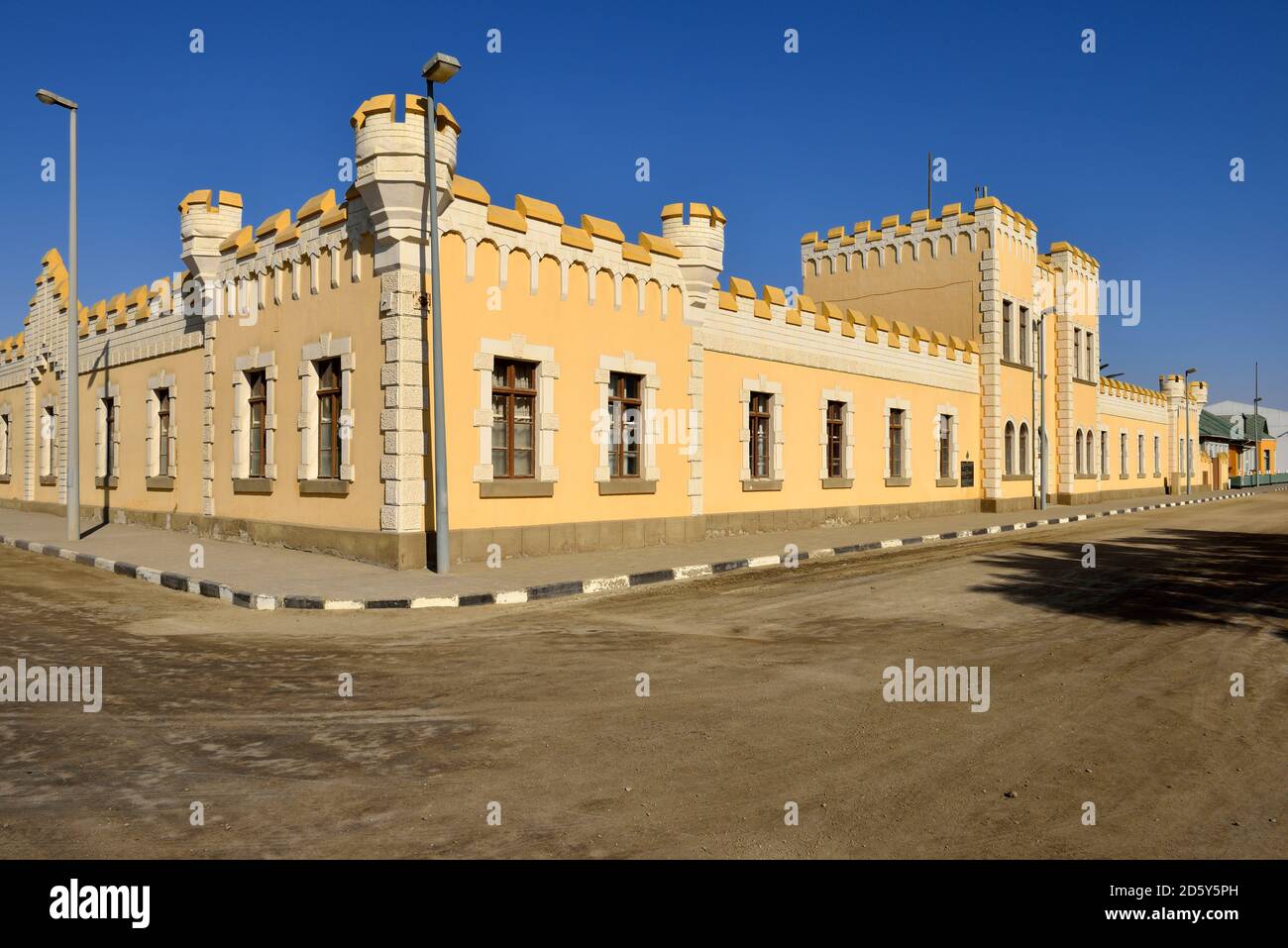 Namibia, Swakopmund, storico edificio militare coloniale tedesco Foto Stock
