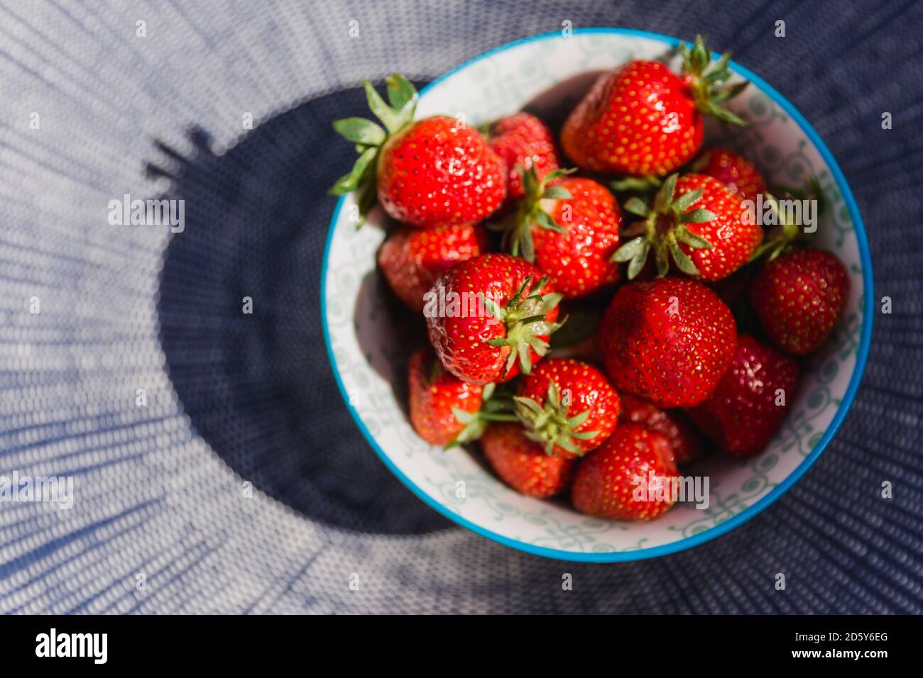 Coppa di fragole Foto Stock