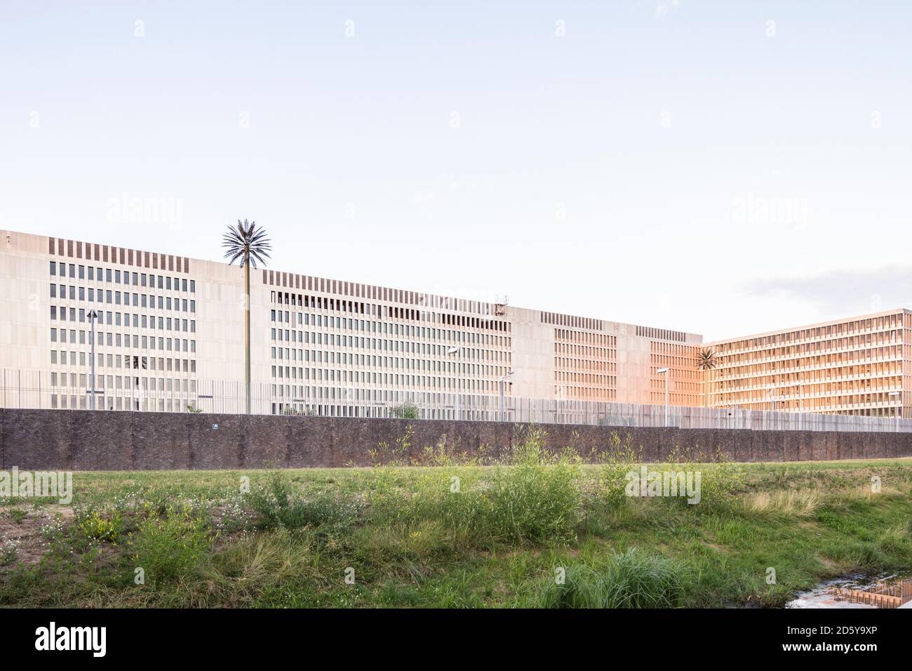 Germania, Berlino, vista del BND nuovo edificio del tedesco agenzia di intelligence Foto Stock