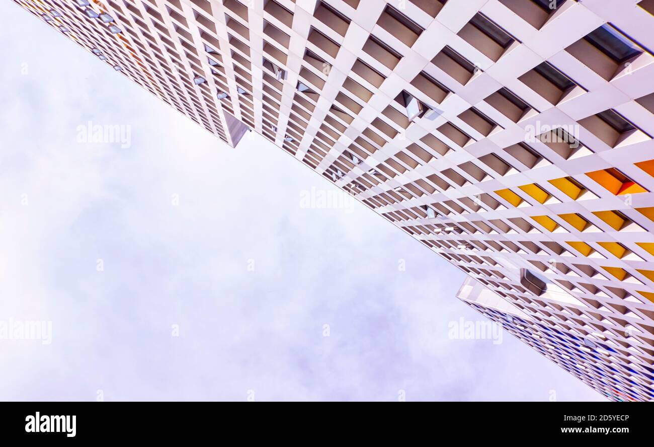 Stati Uniti d'America, Boston, Massachusetts Institute of Technology, Simmons Hall Foto Stock