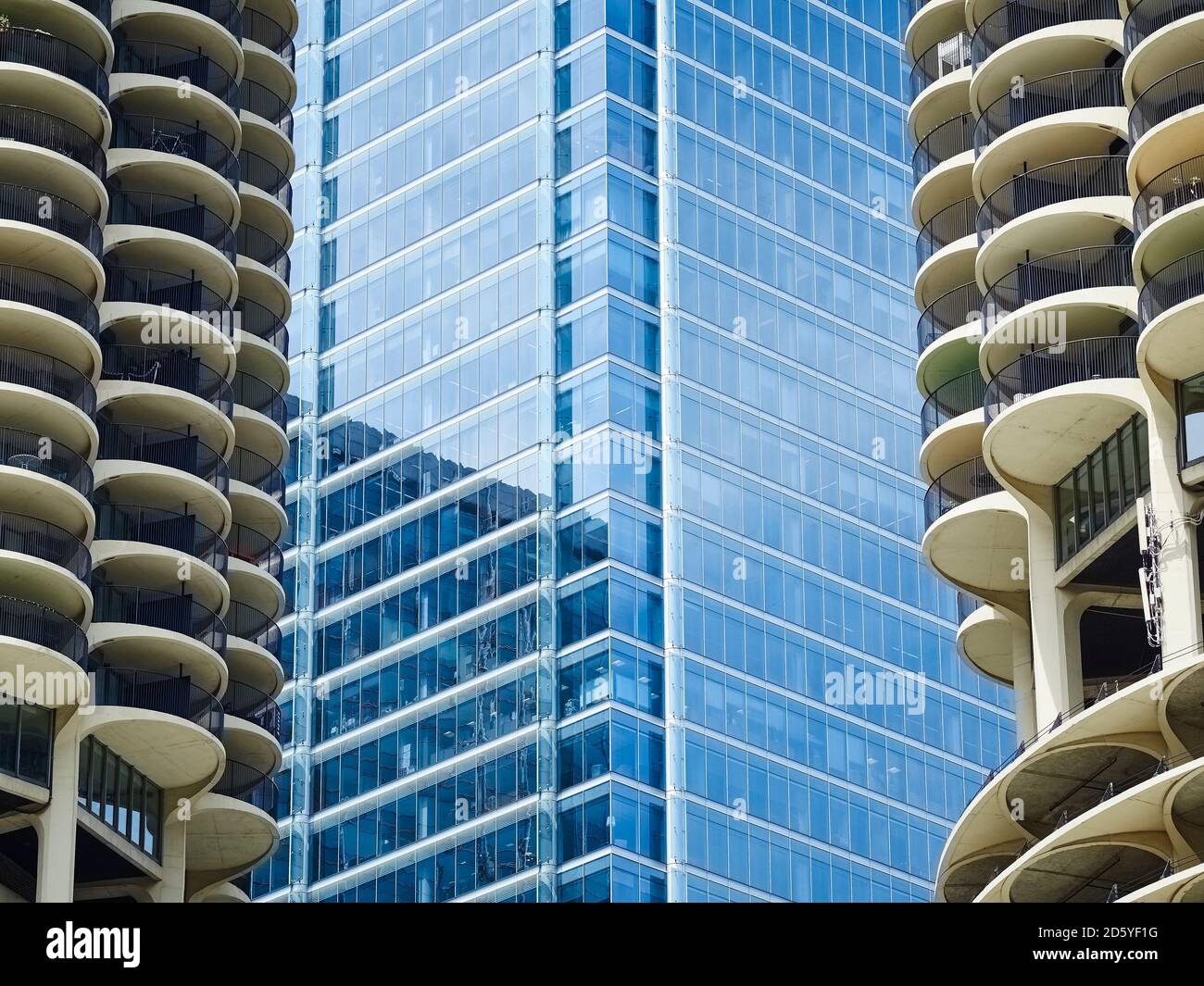 Stati Uniti d'America, Illinois, Chicago, Marina City, edifici ad alta Foto Stock