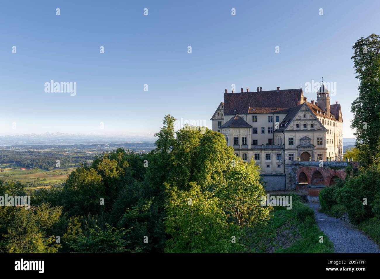 Germania, Baden-Wuerttemberg, castello di Heiligenberg Foto Stock