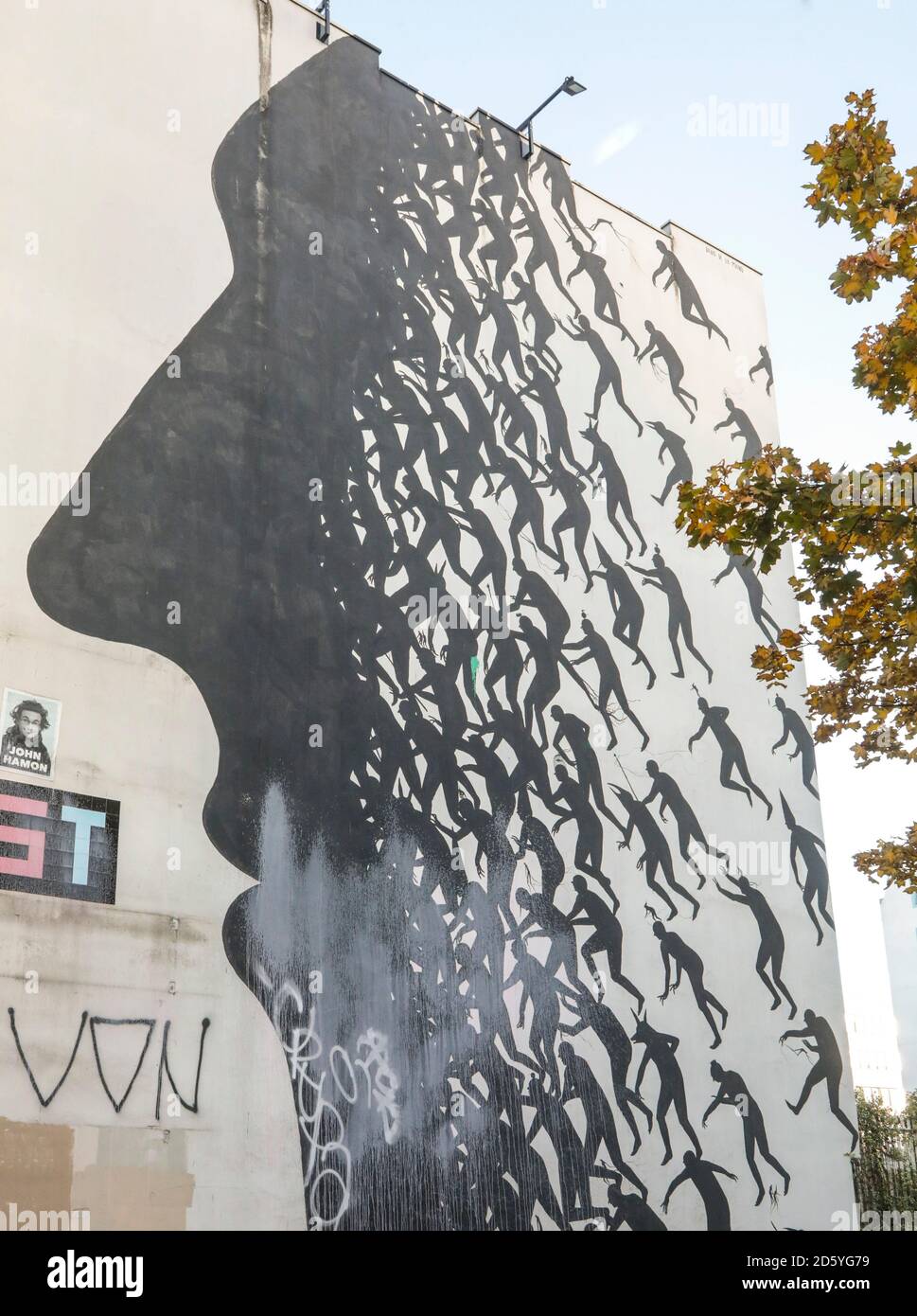 ARTE URBANA PARIGI 13 IL REGNO DELL'ARTE DI STRADA Foto Stock