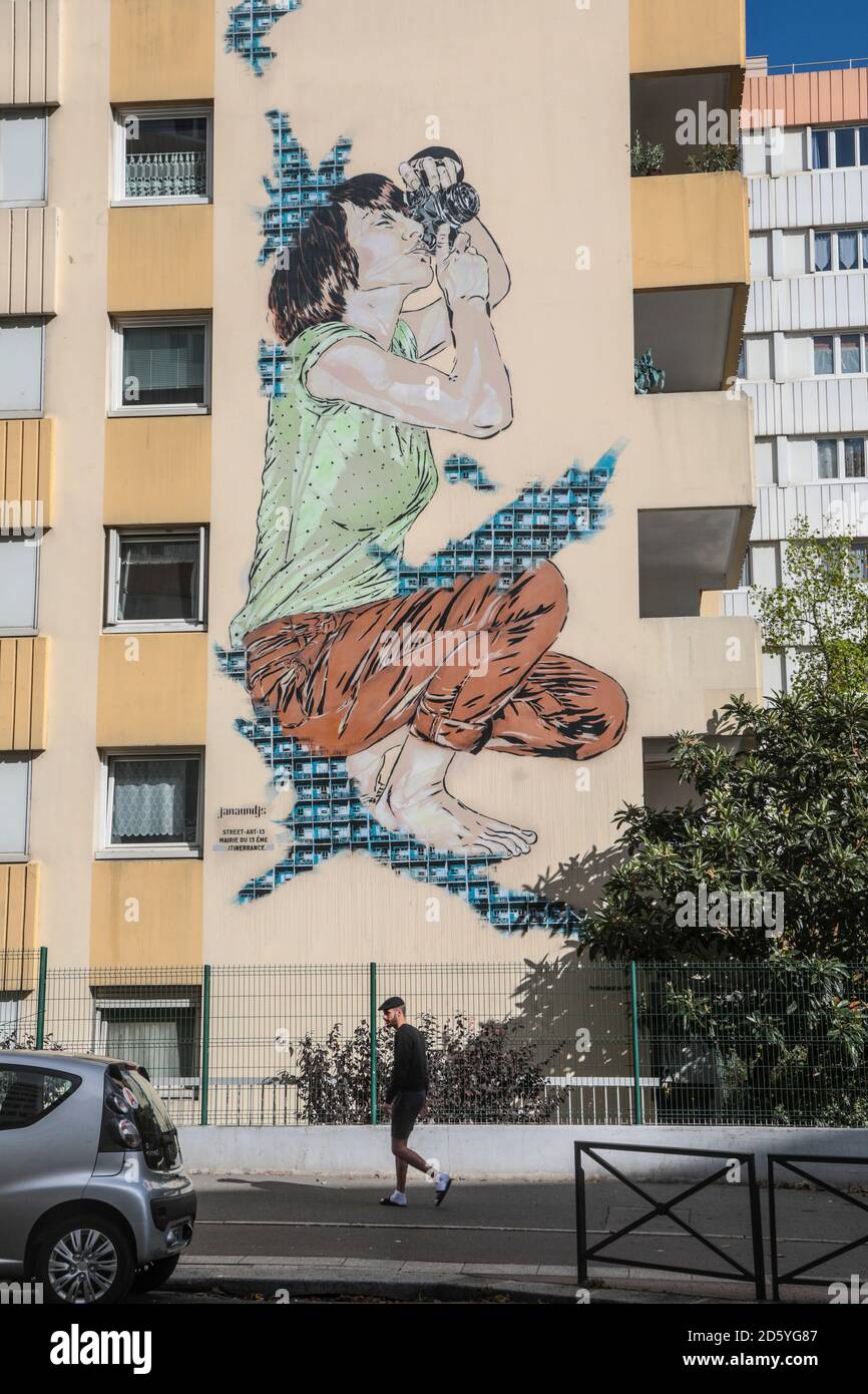 ARTE URBANA PARIGI 13 IL REGNO DELL'ARTE DI STRADA Foto Stock