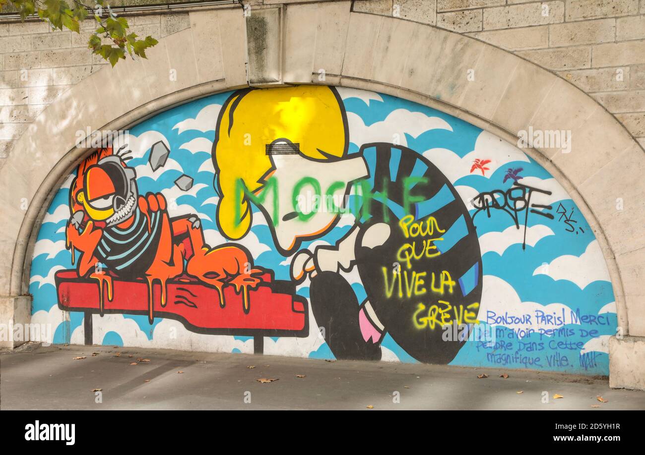 ARTE URBANA PARIGI 13 IL REGNO DELL'ARTE DI STRADA Foto Stock