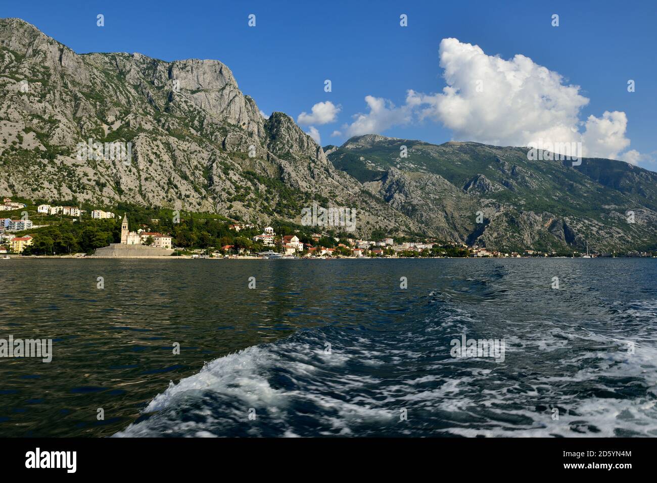 Montenegro, Crna Gora, i Balcani, Baia di Cattaro Foto Stock