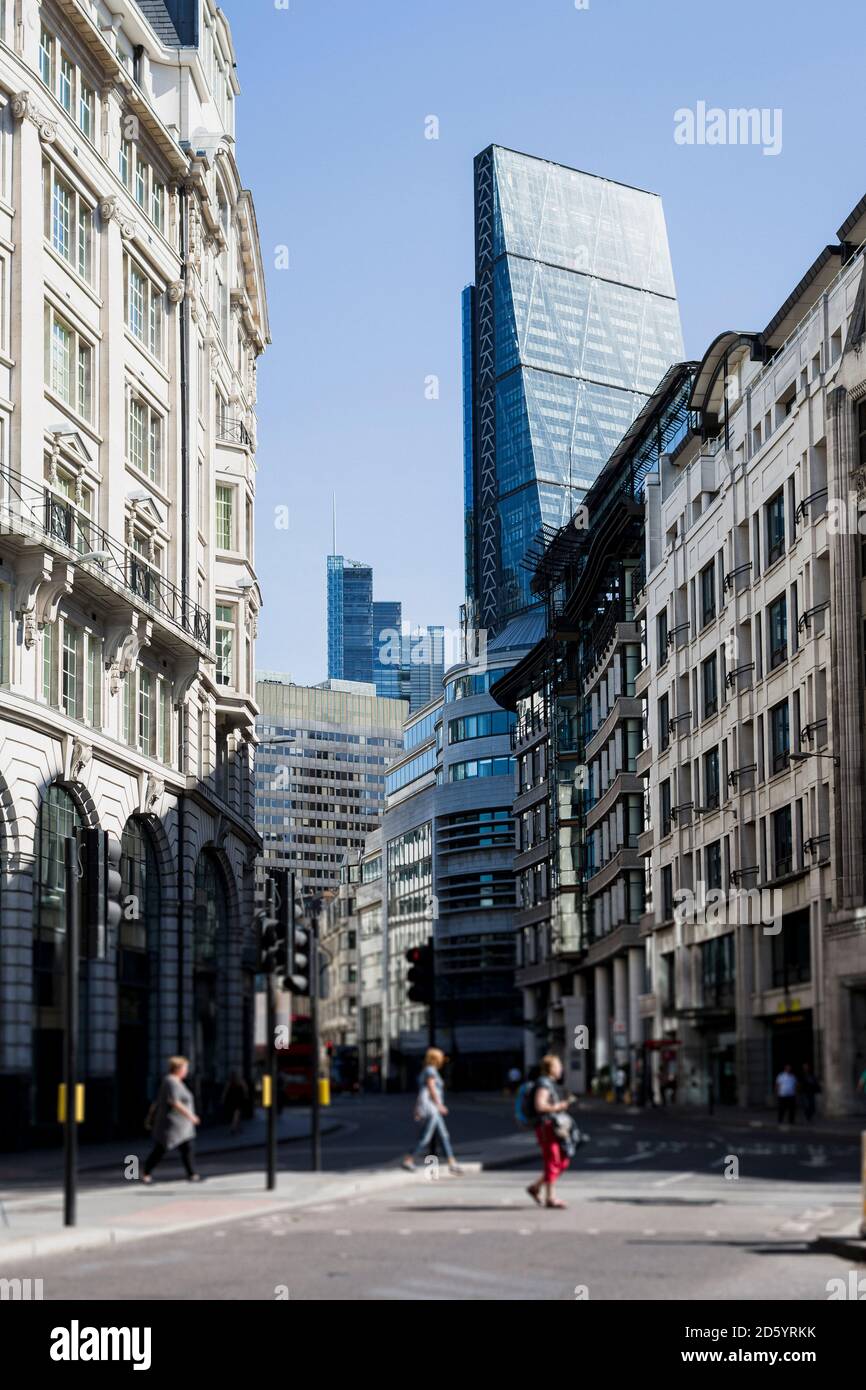 UK, Londra, edifici nel centro della città Foto Stock