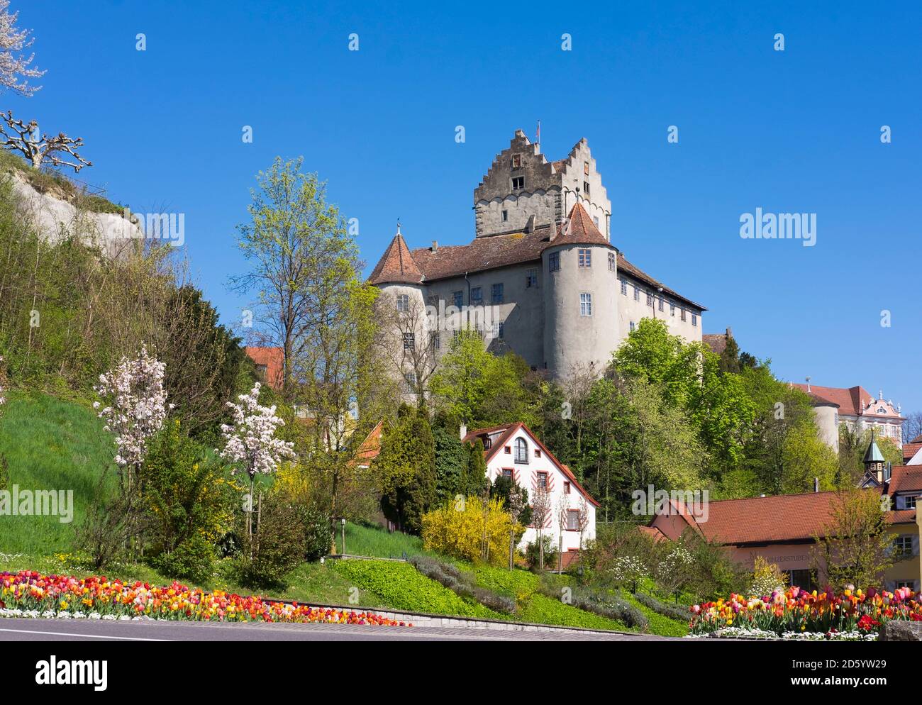 Germania, Meersburg, Castello di Meersburg Foto Stock