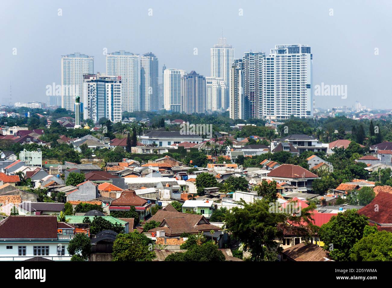 Indonesia Jakarta, Cityview con area privata Foto Stock
