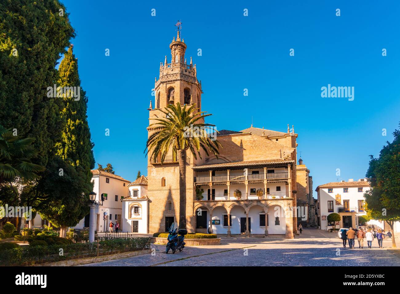 Spagna, Andalusia, Provincia Malaga, Ronda, Santa Maria la Mayor Foto Stock