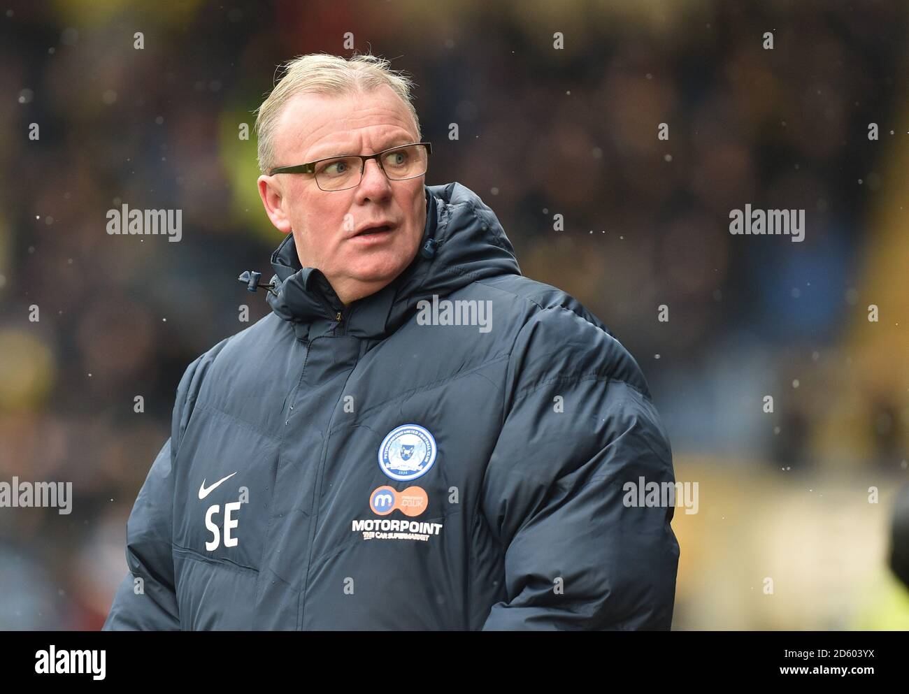 Steve Evans, direttore di Peterborough United Foto Stock