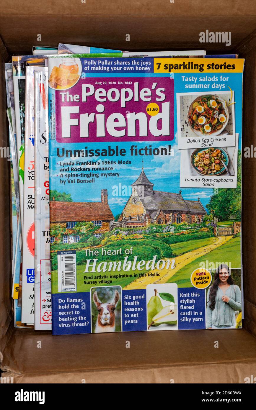 La rivista People's Friend Foto Stock