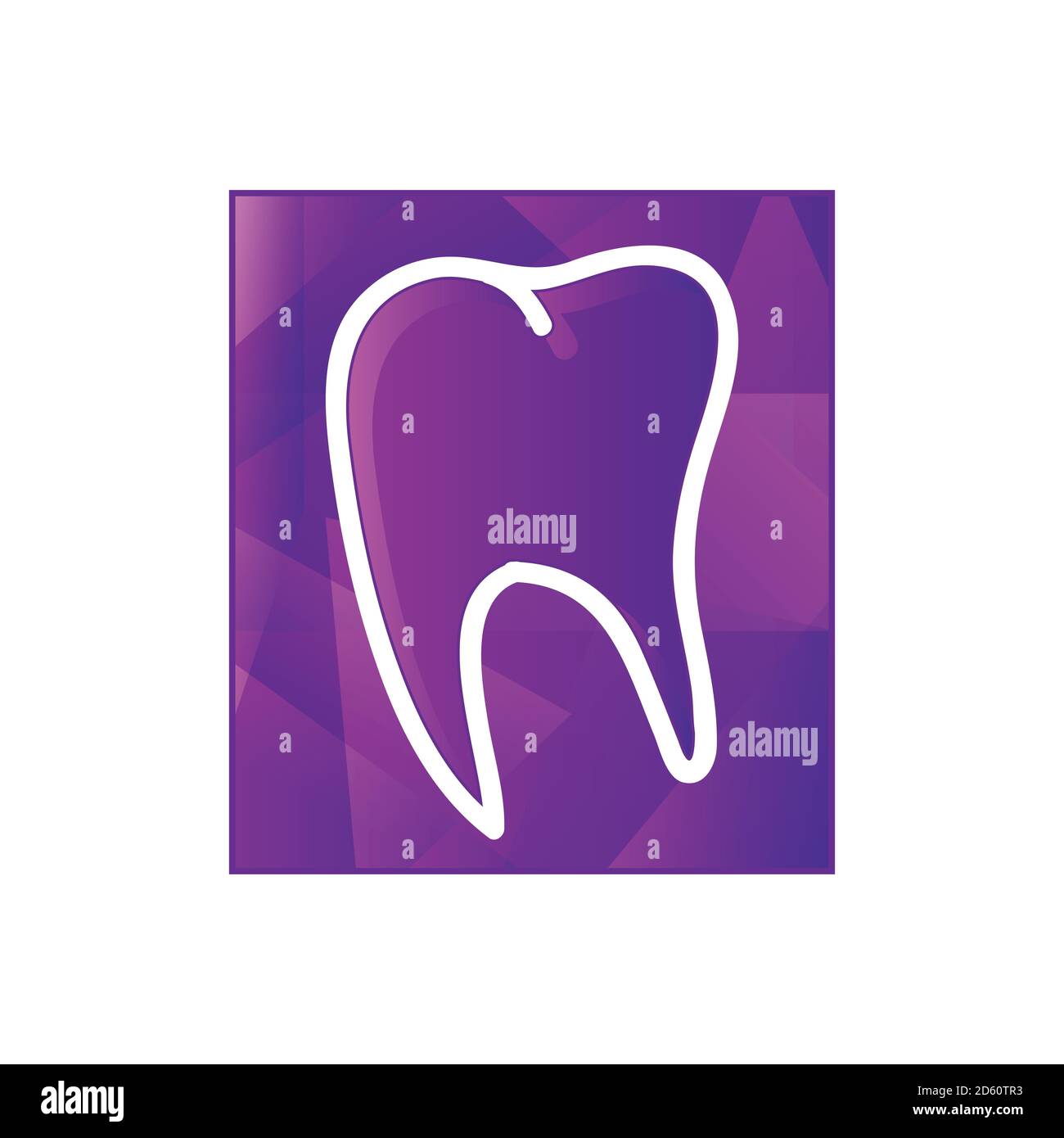 Dentista stomatologia medico Dental Logo Clinica dente astratto disegno modello vettore Illustrazione Vettoriale