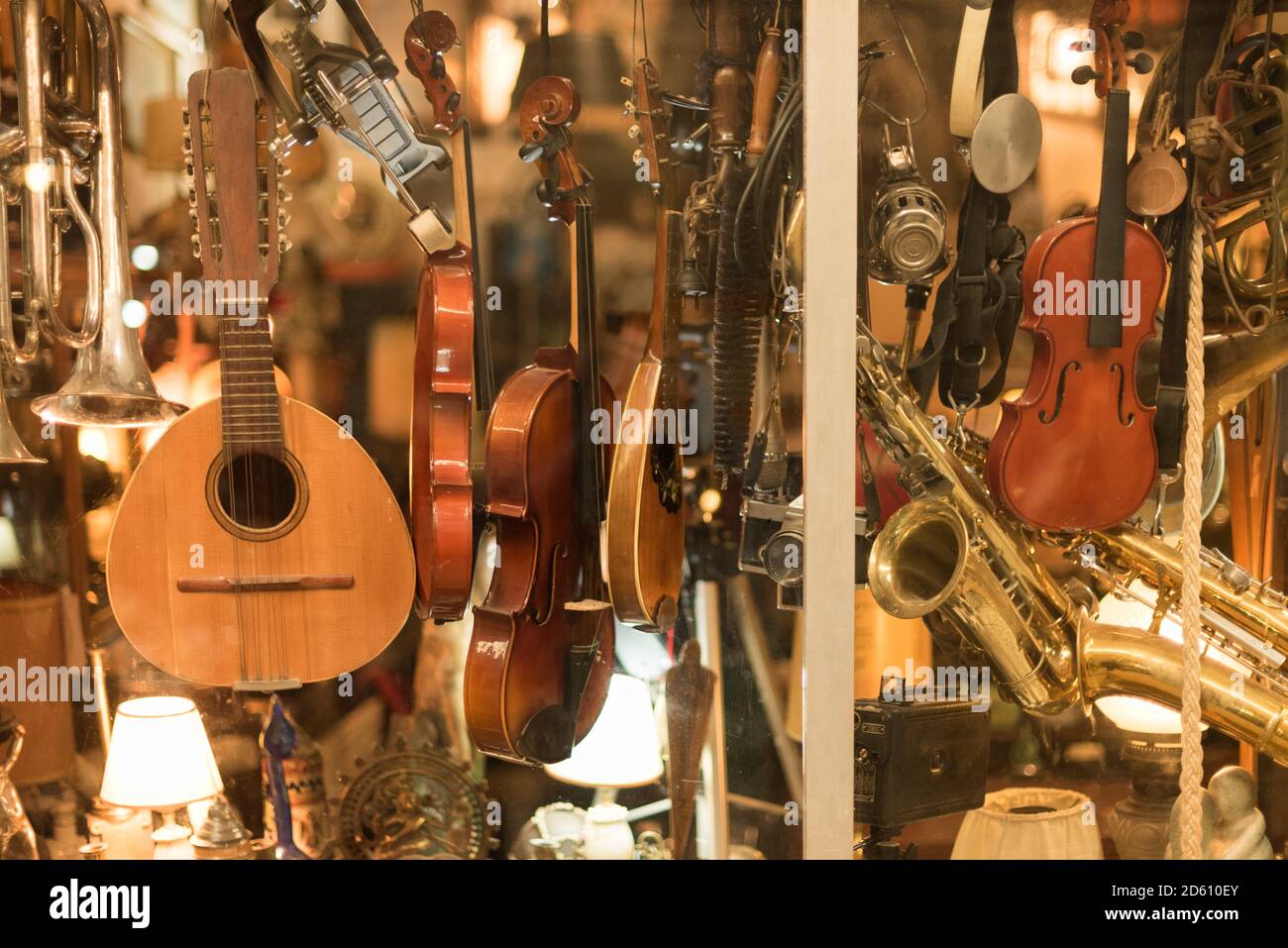strumenti e oggetti d'antiquariato Foto Stock