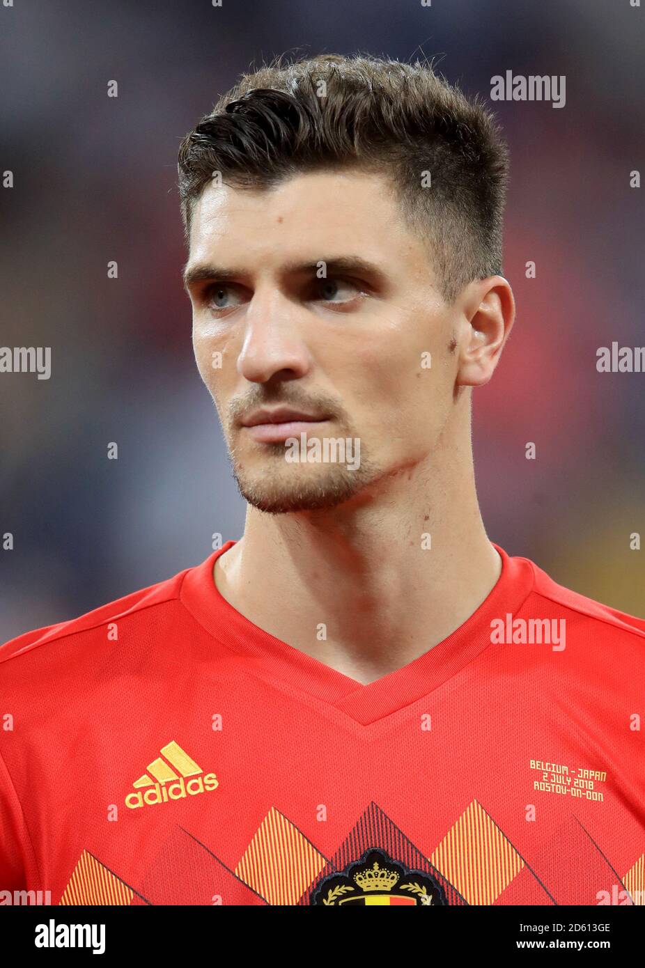 Thomas Meunier del Belgio Foto Stock