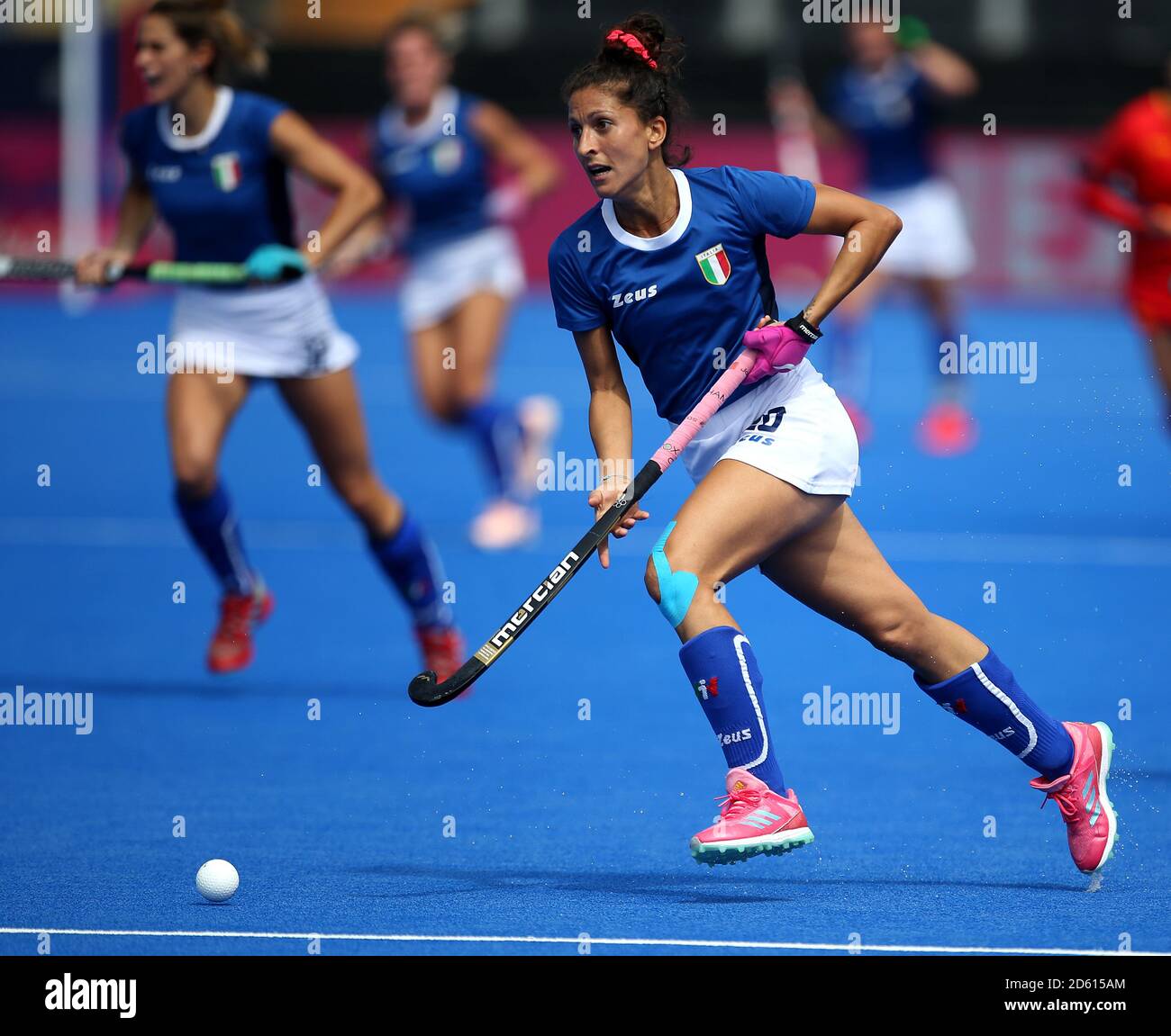 Jasbeer Singh in azione Foto Stock