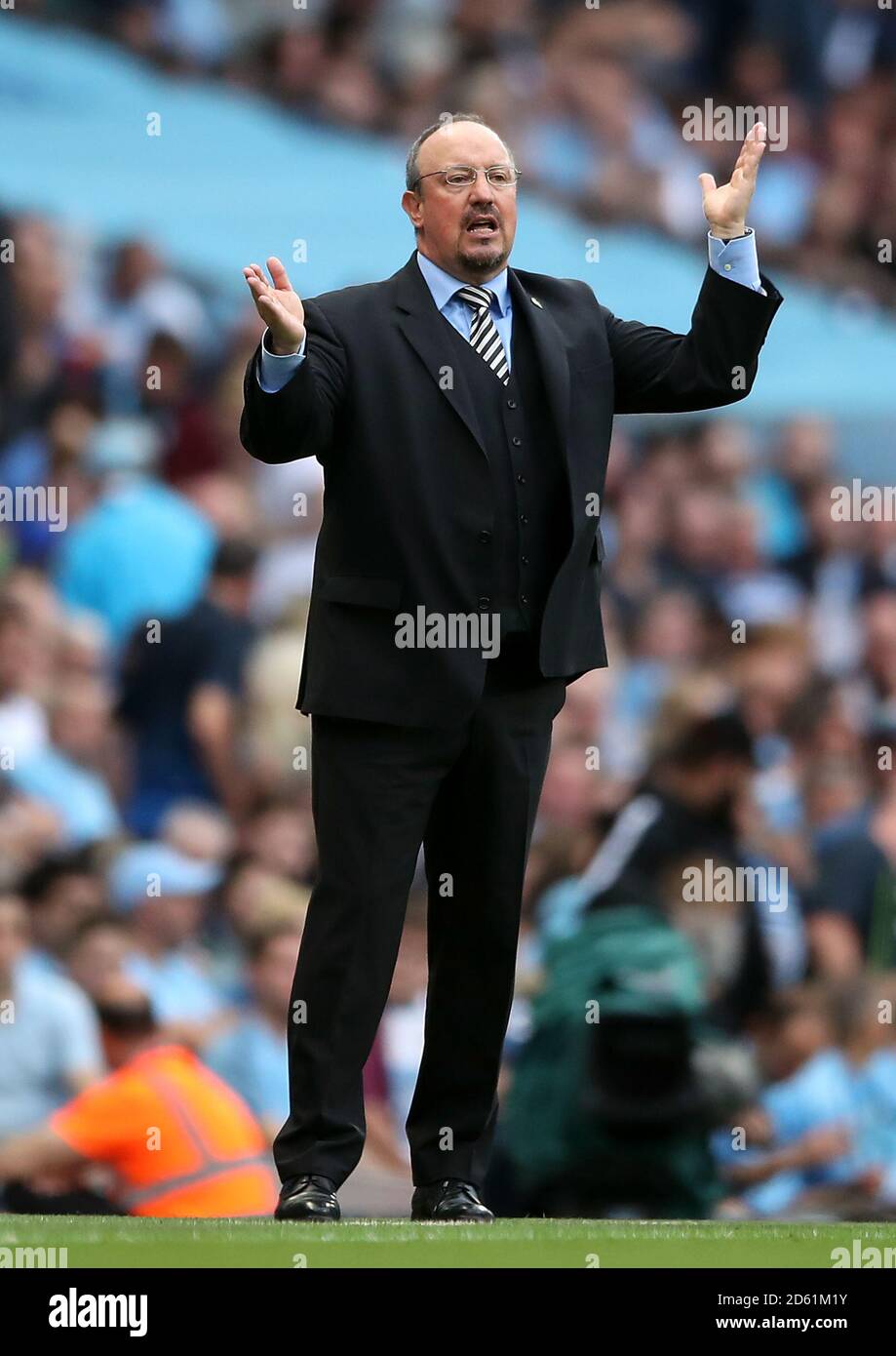 Newcastle United manager Rafael Benitez durante il gioco Foto Stock