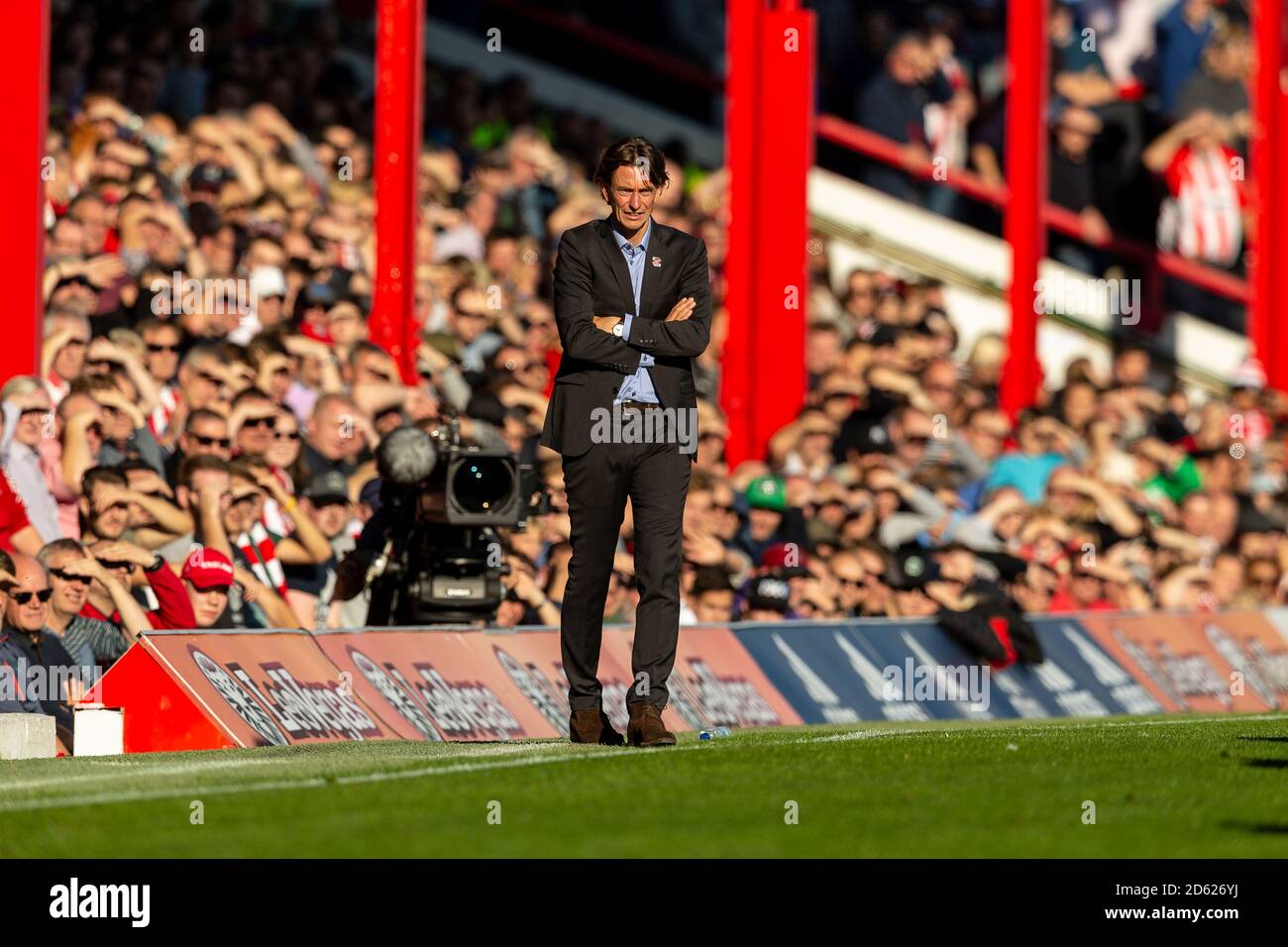 Brentford manager Thomas Frank Foto Stock