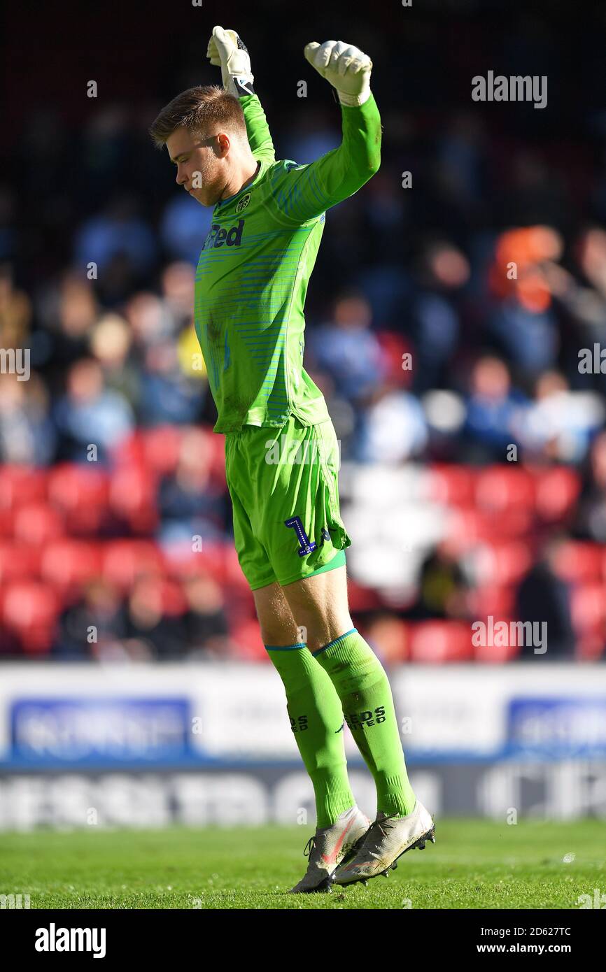 Leeds United portiere Bailey Peacock-Farrell Foto Stock