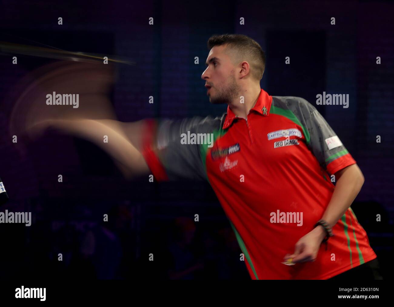 Jamie Lewis durante il William Hill World Darts Championship Foto Stock