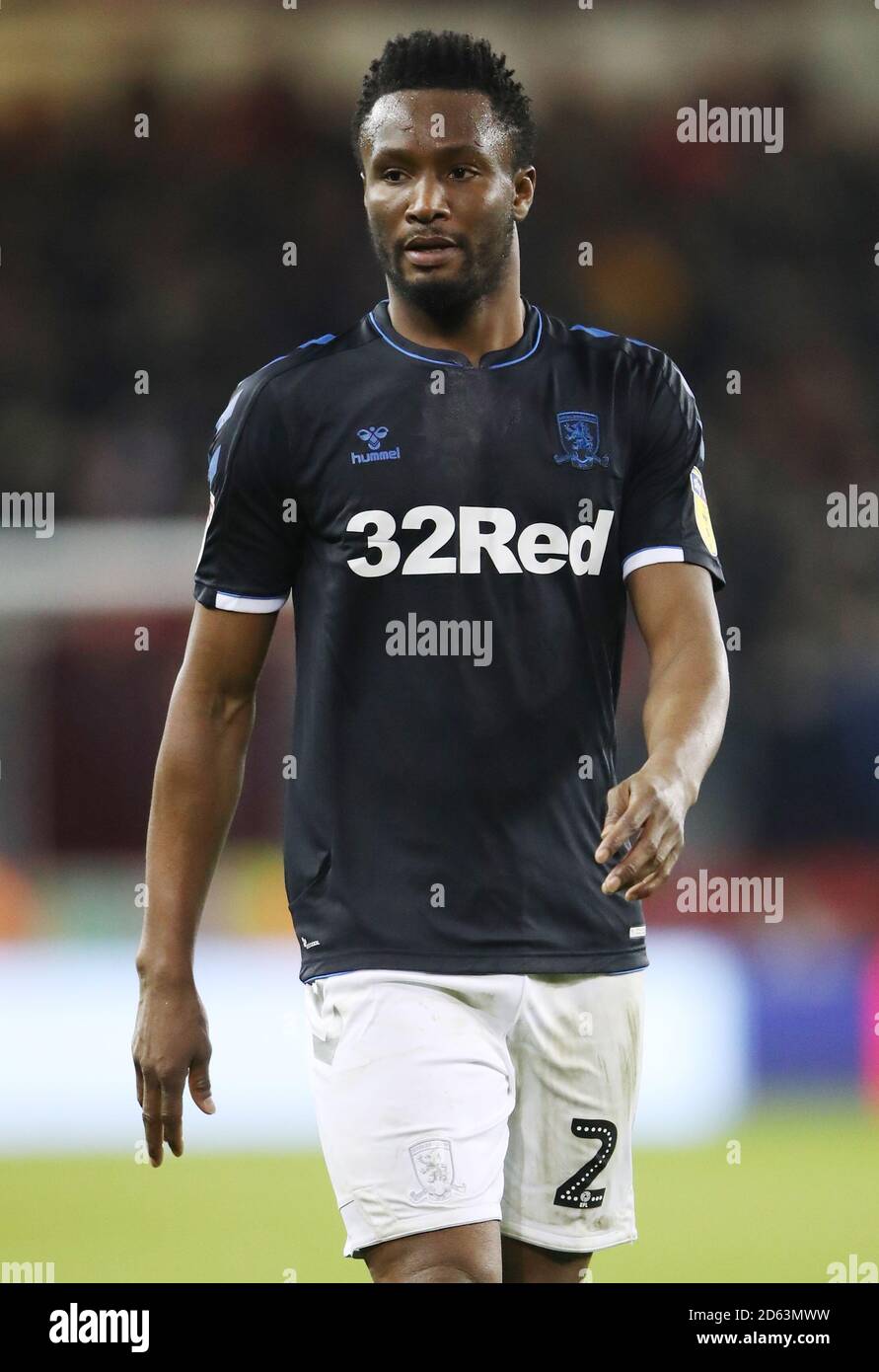 John OBI Mikel di Middlesbrough Foto Stock