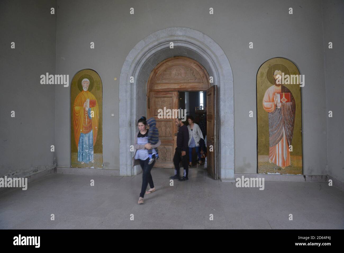 Shushi, Repubblica di Aartsakh Nagorno-Karabakh. 14 luglio 2019. La Cattedrale del Santo Salvatore di Ghazanchesots è una chiesa armena costruita tra il 1867 e il 1887 e consacrata nel 1898. Fu danneggiata dai militari dell'Azerbaigian durante i primi anni '90 durante la lotta per l'indipendenza di Artsakh e restaurata nel 1998. È stato preso di mira e bombardato due volte l'8 ottobre 2020, dall'esercito dell'Azerbaigian di nuovo in violazione del diritto internazionale durante il bombardamento e l'attacco che è iniziato il 27 settembre 2020. Credit: Kenneth Martin/ZUMA Wire/Alamy Live News Foto Stock