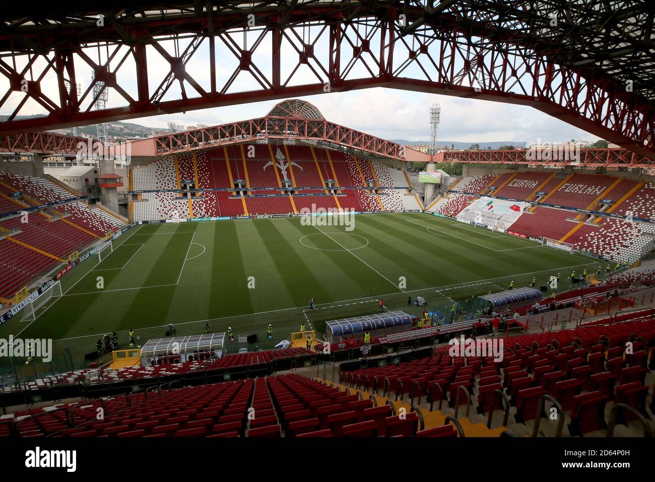 Vista dello stadio Nereo Rocco prima del gamev Foto stock - Alamy