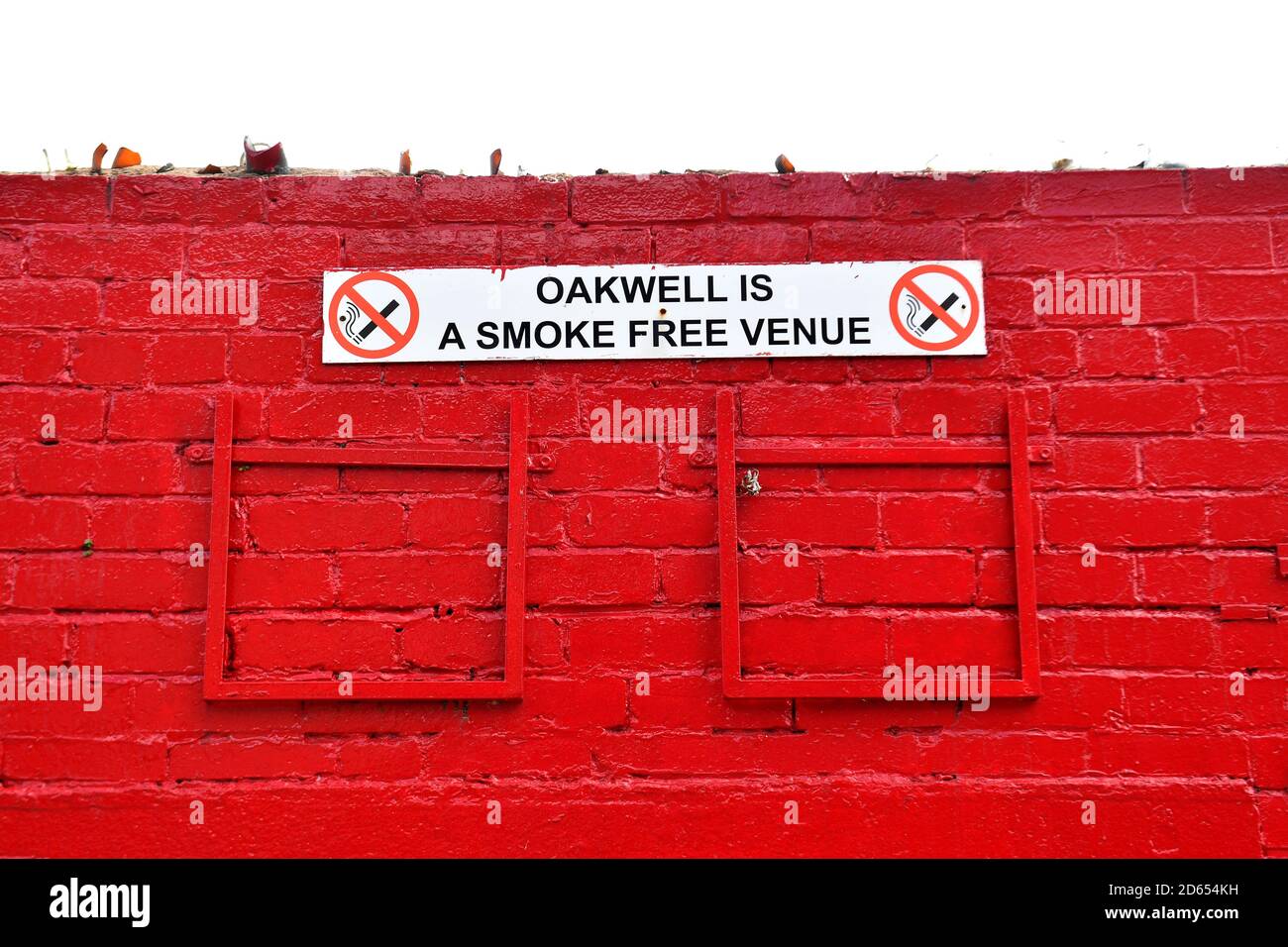 Vista generale della segnaletica a Oakwell Foto Stock