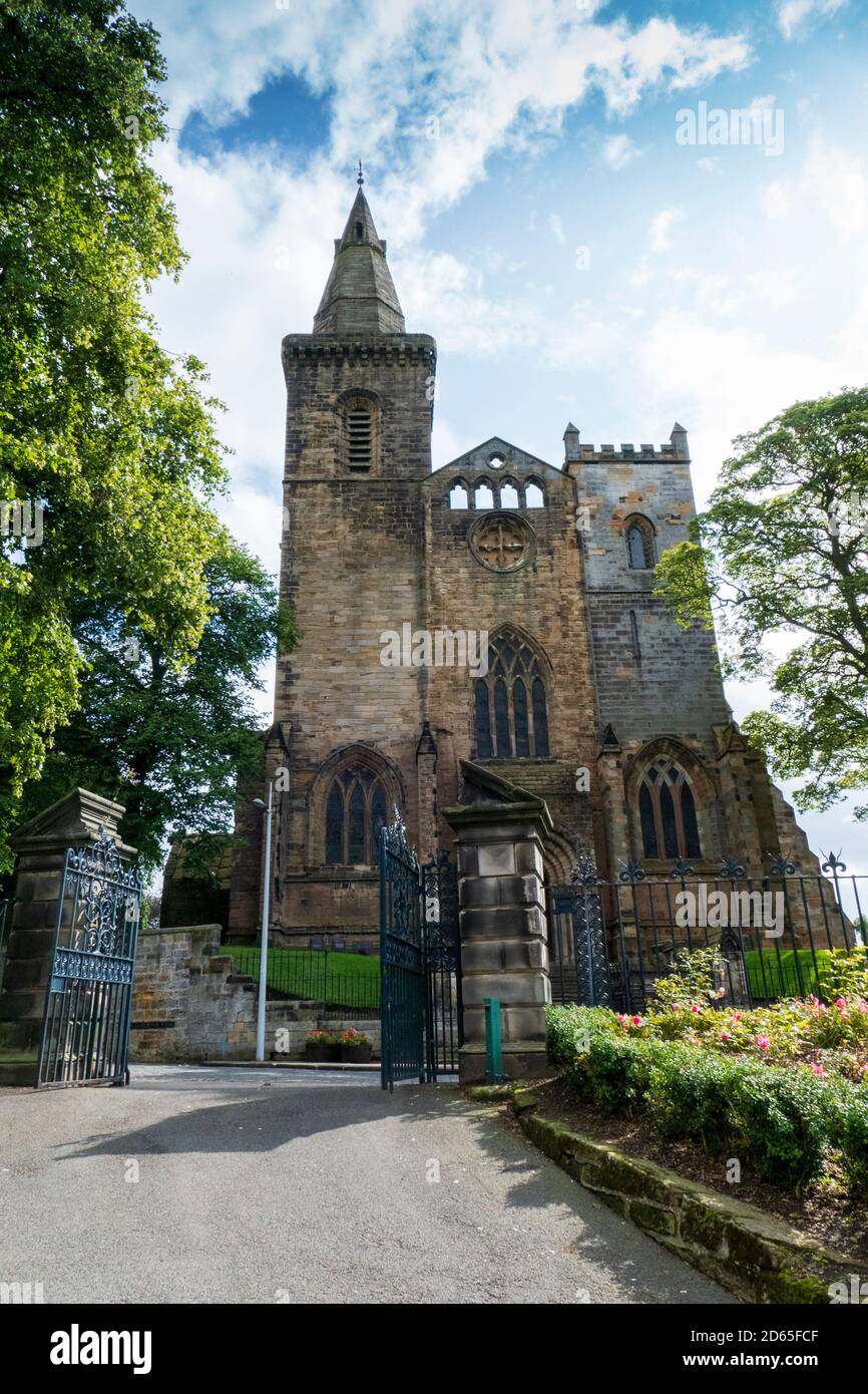 Die historische Abtei Kirche Dunfermline Schottland Foto Stock