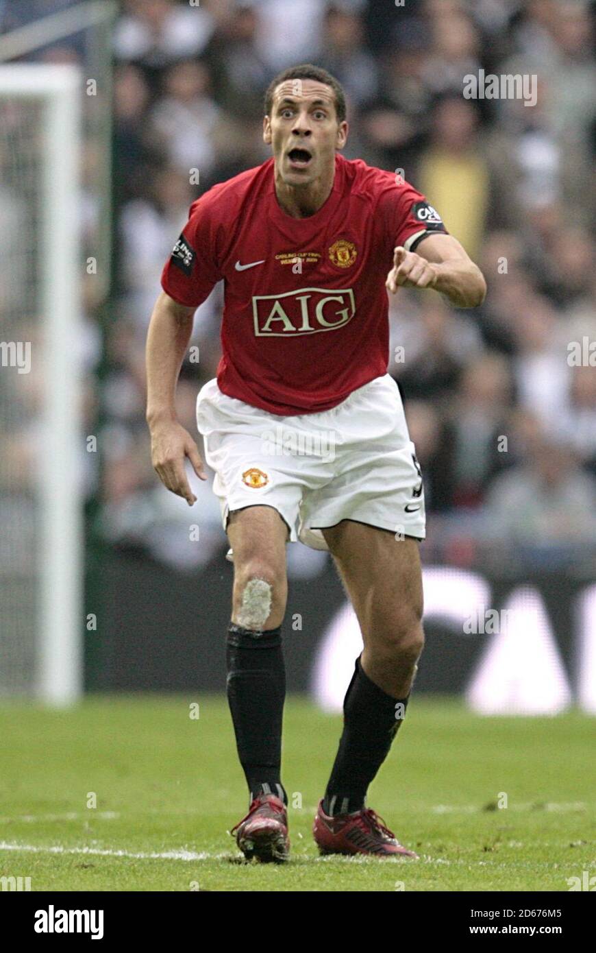 Rio Ferdinand, Manchester United Foto Stock