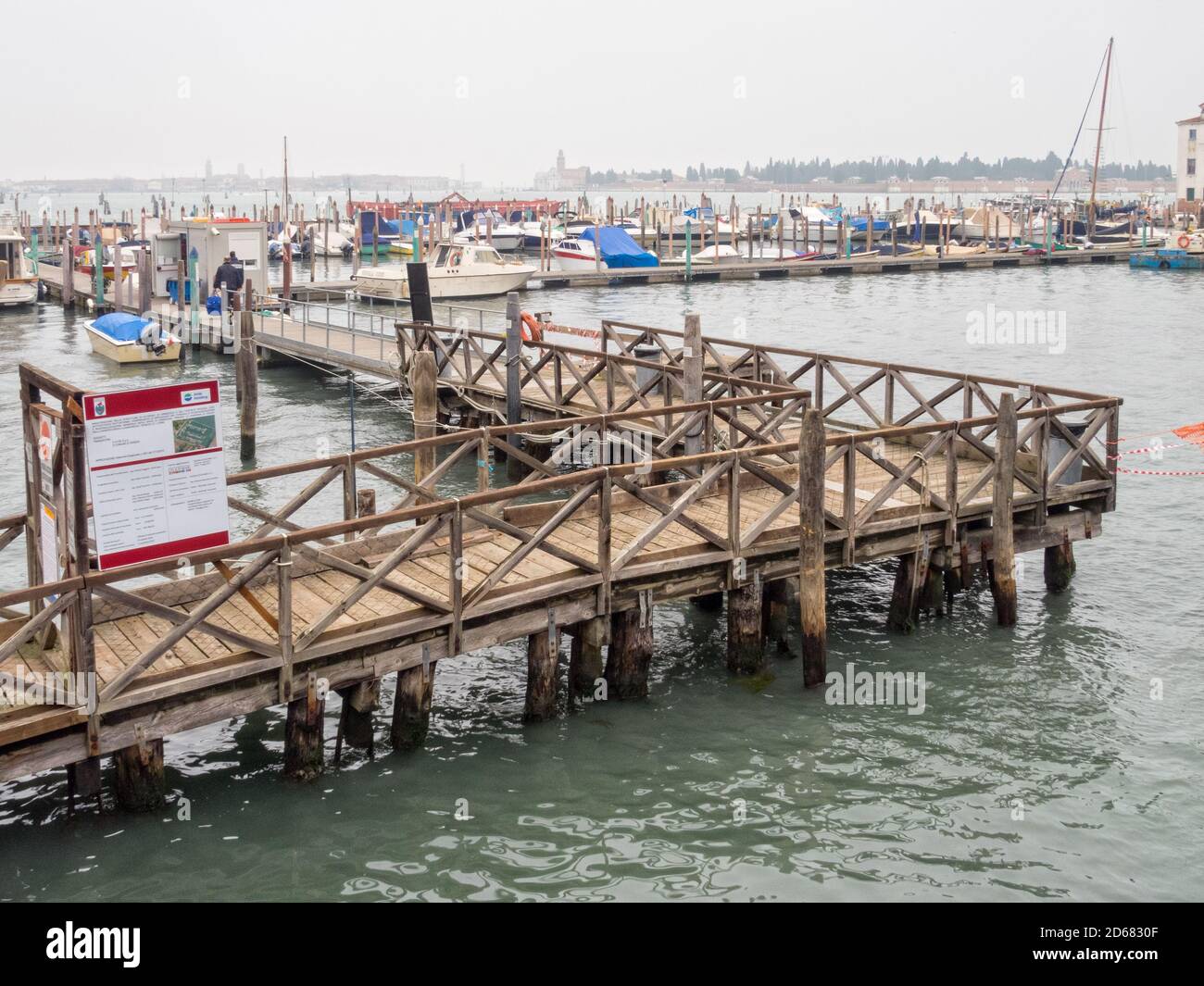 Il cantiere navale sacca della Misericordia di Cannaregio è utilizzato principalmente per lo stoccaggio di imbarcazioni - Venezia, Veneto, Italia Foto Stock