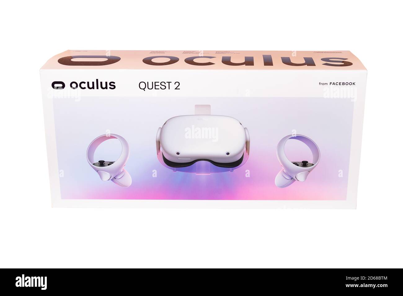 Huelva, Spagna - 14 ottobre 2020: Oculus quest 2, la nuova generazione di realtà virtuale all-in-one. Con un fattore di forma all-in-one riprogettato, il nuovo controller Touch Foto Stock